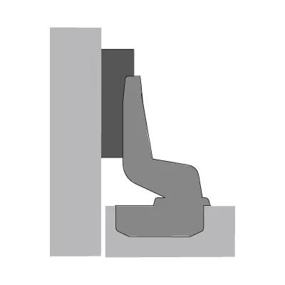 Петли мебельные Hettich Комплекты (Германия) петля hettich вкладная 110° slide-on, без доводчика, d1,5 (без евровинтов)