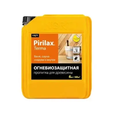 Антисептики, огнебиозащита огнебиозащитный состав пирилакс-терма, 6кг