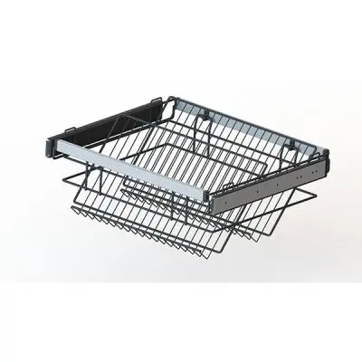 Корзины сетчатые полка для обуви umm 450-590*500*260мм без напр., черная