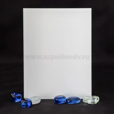 Стекло интерьерное Китай стекло окрашенное матовое белое, 4мм (1830*2440)