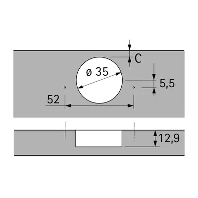 Петли мебельные Hettich Комплекты (Германия) петля hettich sensys 30°, с доводчиком, d1,5 (евровинты)