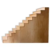 Щит мебельный Сосна ступень 40*300*1,0 сращенная, сосна, сорт ае