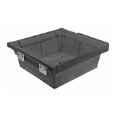 Корзины для хранения корзина для одежды gtv elite 560*490*200мм из ротанга с доводчиком, графит
