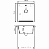 Мойки Polygran мойка кухонная polygran модель argo 460 песочный