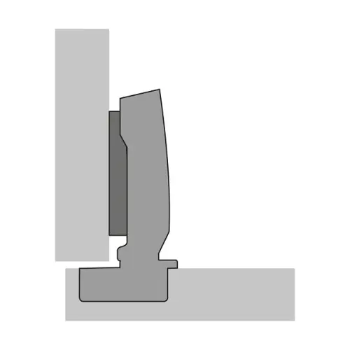Петли мебельные Hettich (Германия) петля hettich sensys накладная 95°, для толстых фасадов до 32 мм, черный обсидиан, с доводчиком