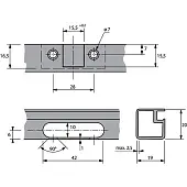 Петли мебельные Hettich (Германия) петля мебельная hettich sensys 95° для алюминиевых фасадов с доводчиком, 52мм