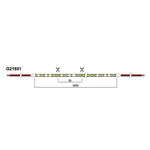 Светодиодная лента SMD2835, 24V, 8мм лента светодиодная 8мм gls g2 12w/м 5м, 24v, 3000к теплый, ip20