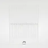 Стекло интерьерное Китай стекло прозрачное рифленое "лайн" осветленное, 4мм (2100*2440)