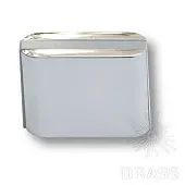 Ручки Brass Модерн 429025mp02pl05 ручка кнопка модерн, глянцевый хром с серой вставкой