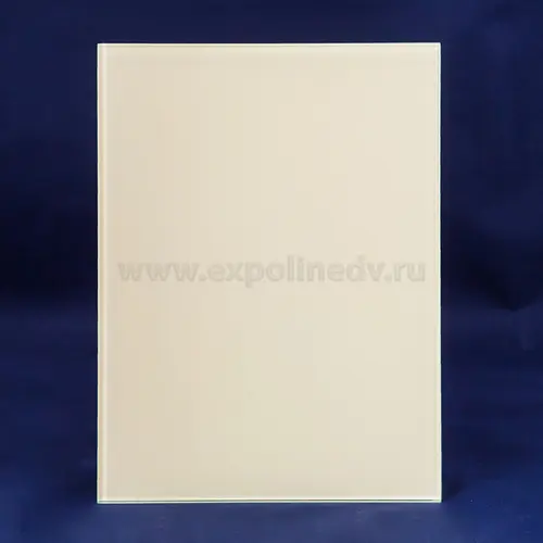 Стекло интерьерное AGC  стекло lacobel light beige, 4мм (1605*2550) (продажа кратно 0,5 листа)